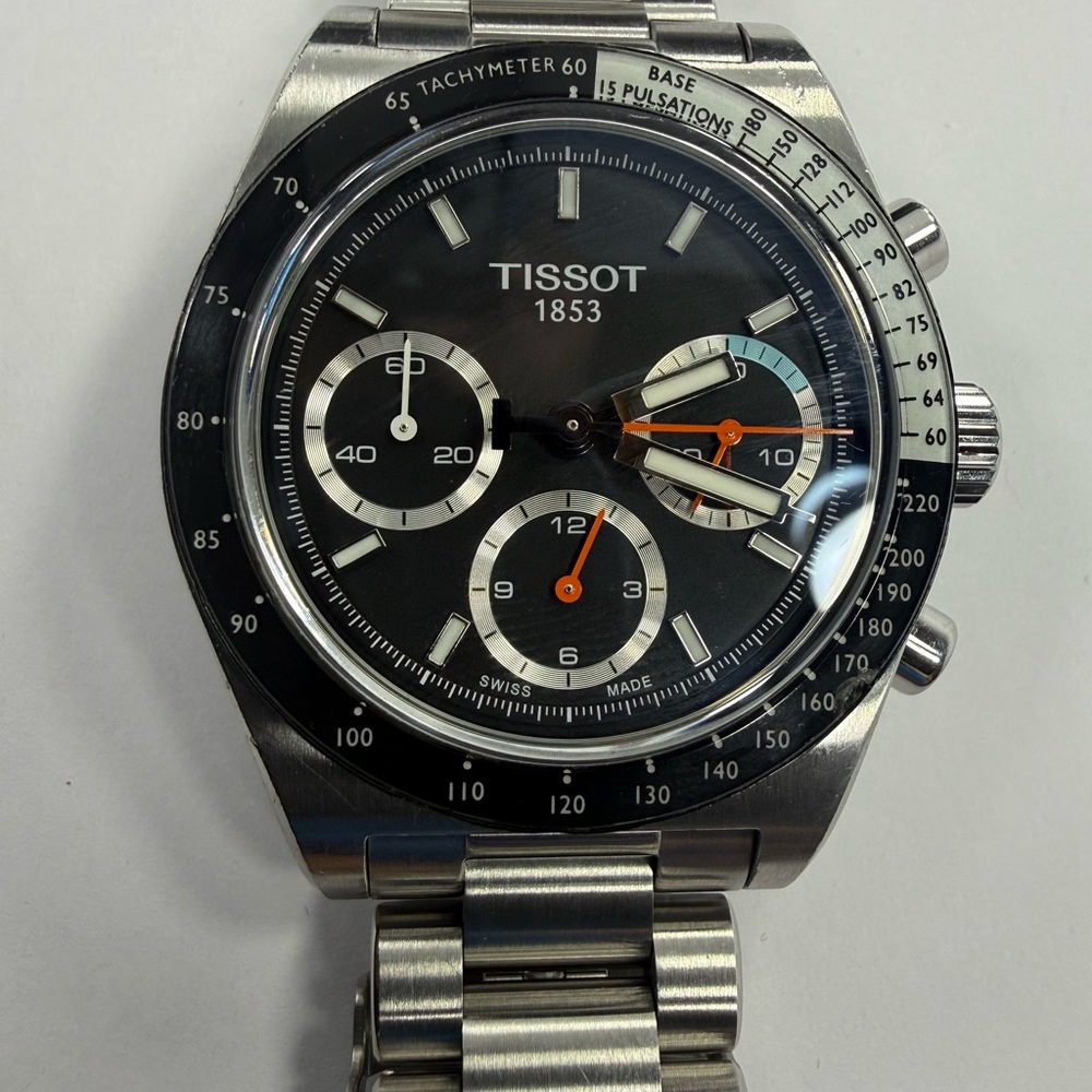 Tissot PR516 Mechanical Chronograph 41mm Black Dial Watch T149.459.21.051.00